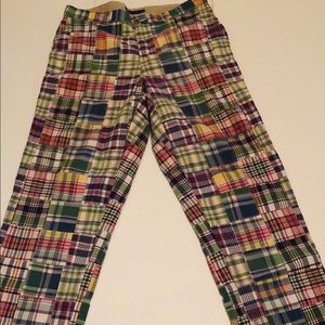 🚫SOLD🚫Tommy Hilfiger PLAID patchwork  checkered.